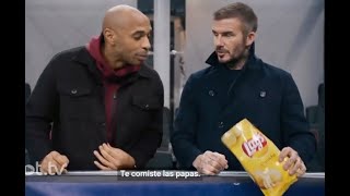 Lays Commercial 2024 David Beckham and Thierry Henry Ad Review [upl. by Kask]