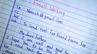 Email writing format । Email Writing In English । Email kai se likhte hain 🔥💯 [upl. by Airetas]