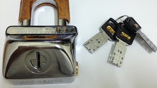 23 quotLIKEquot Lock with Metal Card Key Cylinder so many patents [upl. by Nnaul]