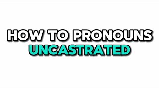 How to pronounce UNCASTRATED  Pronounce Uncastrated in English [upl. by Anippesuig889]