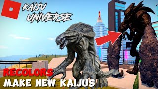 Recolors make new Kaijus Part 6 Kaiju universe [upl. by Nossaj137]