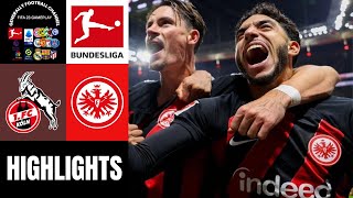 1FC Köln vs Eintracht Frankfurt 20Spieltag Bundesliga Highlights [upl. by Socram254]