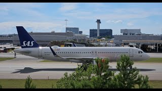 ✈️PLANE SPOTTING  LANDINGS and TAKEOFFS at STOCKHOLM ARLANDA [upl. by Zsolway]