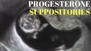 Progesterone Suppositories Used During Pregnancy [upl. by Rubinstein]