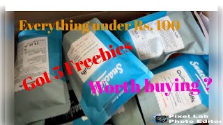 Snackible Honest Review Got 5 FreebiesWhat I Got for Rs 999Online Healthy Snacks Haul [upl. by Chao809]