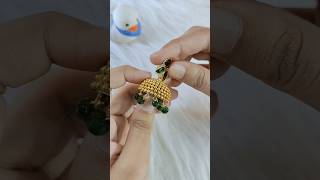 Diy Jhumke💚🌟🤌🏻  Handmade Jewellery shorts diy jewellerydiy viral trending [upl. by Lepper]