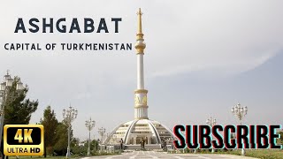 Ashgabat Amazing 4k drone footage Capital of Turkmenistan [upl. by Abey]