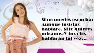 Violetta Habla si puedes Letra Completa [upl. by Kathleen]