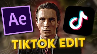 HOW TO Make HARD TikTok Edits I After Effects Beginner Tutorial [upl. by Aremat]