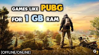 6 Best games like PUBG for 1 gb RAM mobile devices [upl. by Snapp]