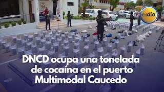 DNCD ocupa una tonelada de cocaína en el puerto Multimodal Caucedo [upl. by Ferdy]