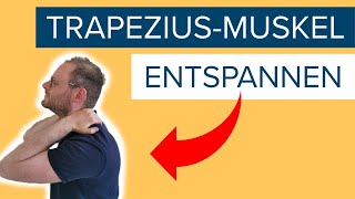 Trapezius Muskel entspannen  einfache Hilfe für Nackenschmerzen [upl. by Mik]