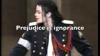 Prejudice is Ignorance  Michael Jackson  NAACP Speech [upl. by Moriah]