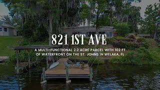 821 1st Ave Welaka Florida St Johns River Mazie Regan [upl. by Freytag]