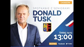 Donald Tusk  spotkanie z seniorami [upl. by Alphard]