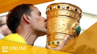 BVB feiert Pokalsieg Tausende Fans jubeln in Dortmund [upl. by Schonthal]