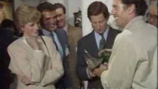 Princess Diana breaks bottle over Charles head [upl. by Humo]