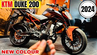 Finally 2024 KTM Duke 200 New Colour With New Changes  On Road Price  Features  Update कैसी है [upl. by Tomkin752]