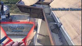 How to Fabricate amp Install Seamless Gutter Mitres [upl. by Tnerual333]