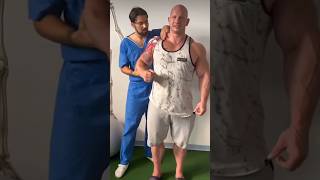 Michal krizo shoulder injury michalkrizo shoulderpain recovery recoverymode bodybuildingnation [upl. by Marentic]