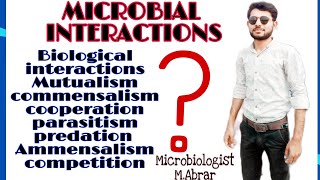 microbial interactions microbialmicrobial interactions in hindi biological interactions [upl. by Watt]