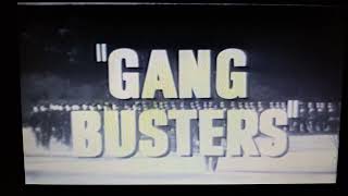 Gang Busters 1955 TV ending credits The ODellGriffin Case [upl. by Raff]