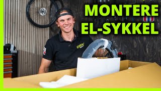 Hvordan montere elsykkel fra eske [upl. by Nal]