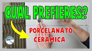 Elige el Acabado Perfecto para tu Hogar Porcelanato vs Cerámica [upl. by Ihcekn]