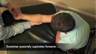 Golfers Elbow Test [upl. by Eimerej]