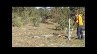 Mega Anchor Fence End Assembly Installation [upl. by Danuloff]