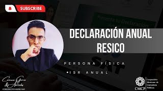 DECLARACIÓN ANUAL RESICO 2024 PERSONAS FÍSICAS REGIMEN SIMPLIFICADO DE CONFIANZA [upl. by Luben352]