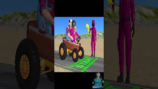 Scary Teacher 3D vs Squid Game Trying Monster Boat Flying Challenge with Balloon Mask shorts [upl. by Merriott]