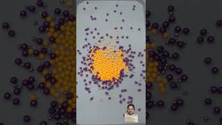 magnetic beads oddlysatisfying satisfying subscribe youtubeshorts youtube viralvideo shorts [upl. by Anirhtak]