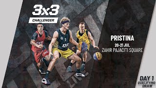 RELIVE  FIBA 3x3 Pristina Challenger 2024  Qualifier for Wuxi Masters  Qualifying Draw [upl. by Zilvia]