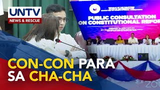 Pagdaraos ng constitutional convention para sa panukalang charter change lusot na sa House panel [upl. by Merp]