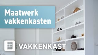 Maatwerk vakkenkasten  OPMAATZAGENnl [upl. by Inttirb]