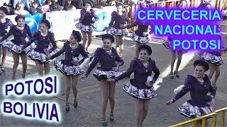 Festividad De San Bartolome 2017 PotosiBolivia Caporales quotCerveceria Nacional Potosiquot [upl. by Elletse629]