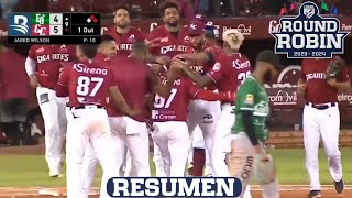 Resumen Estrellas Orientales vs Gigantes del Cibao Round Robin 14012024 [upl. by Frederico]