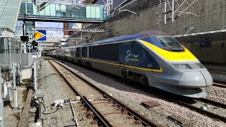 Eurostar at Speed through Stratford International  2022 [upl. by Schaaff759]