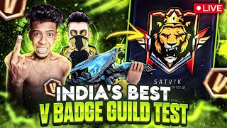 1 VS 1 V BADGE SATVIK GUILD TEST LIVE 😎👽 classyff nonstopgaming freefirelive rai ⭐ rggamer [upl. by Muir]