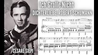 Ich Grolle Nicht  Cesare Siepi R Schumann Dichterliebe  Bass Score  Bb Major [upl. by Gearhart]