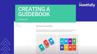 Hostfully  Creating Your First Guidebook [upl. by Nikolai]