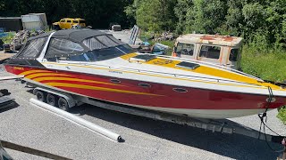 Wellcraft scarab 400 Walkthrough wellcraft powerboat [upl. by Sinnoda]