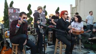 My Chemical Romance  Cancer Live Acoustic at 987FM Penthouse [upl. by Reich]