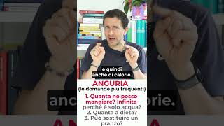 ANGURIA Quante fette al giorno Quanta a dieta Può sostituire un pasto [upl. by Ealasaid]