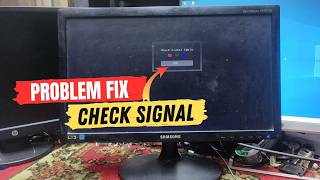 Samsung Monitor VGA Check Signal Problem Fix in Bangla 2024  Created by Afjal Hossain [upl. by Ahseit380]