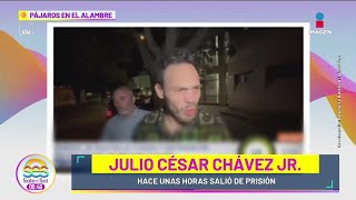 Julio César Chávez Jr SALE de prisión y asegura NO vivió algo difícil  Sale el Sol [upl. by Ailliw419]