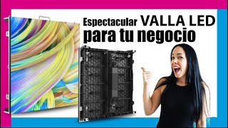 Instalación de Valla Led Outdoor  Pantalla Led publicitaria para exteriores [upl. by Vilma]