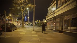 Blackpool Town Centre side streets by Night [upl. by Arraeic136]