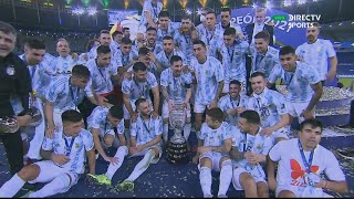 Argentina vs Brasil  Copa América 2021  Partido Completo  Final  DIRECTV Sports [upl. by Shantha]